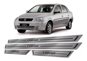 SOLEIRA AÇO INOX CHEVROLET CORSA SEDAN