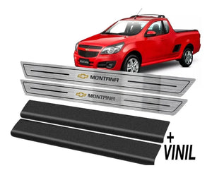SOLEIRA AÇO INOX PREMIUM CHEVROLET MONTANA