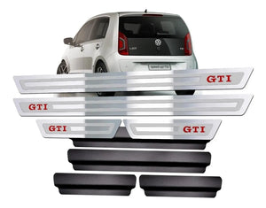 SOLEIRA AÇO INOX PREMIUM VW UP GTI + VINIL