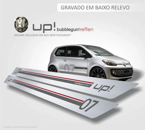 SOLEIRA AÇO INOX PREMIUM VW VOLKSWAGEN UP 07