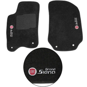 TAPETE GRAND SIENA 2016 A 2021 PRETO 3 PEÇAS - Gold Brasil Parts