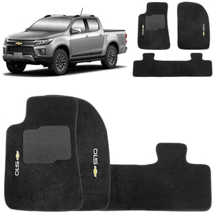 Tapete S10 2012 a 2023 Preto 3 Peças - Gold Brasil Parts