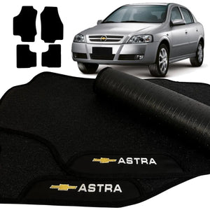 TAPETE BORRACHA PREMIUM ASTRA 1999 A 2011 4 PEÇAS