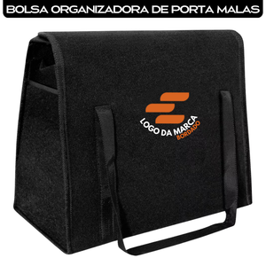 BOLSA ORGANIZADORA DE PORTA MALAS COM BORDADO DA MARCA - Exclusive 