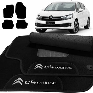 TAPETES CARPETE CITROEN C4 LOUNGE 2014 A 2020 4 PEÇAS