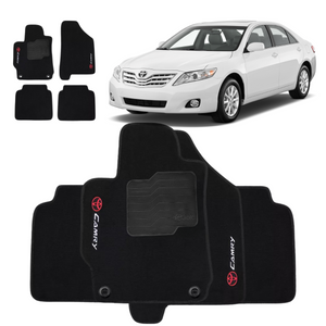 TAPETE CARPETE TOYOTA CAMRY 2007 A 2011 PRETO 4 PEÇAS - Exclusive 