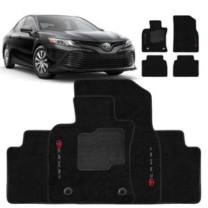 TAPETE CARPETE TOYOTA CAMRY 2018 A 2022 PRETO 4 PEÇAS - Exclusive 