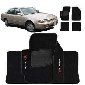 TAPETE CARPETE TOYOTA CAMRY 1992 A 1996 PRETO 4 PEÇAS - Exclusive 