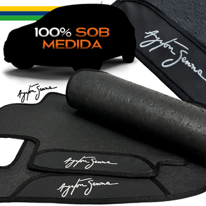 TAPETE BORRACHA PREMIUM ASSINATURA SENNA TODOS OS MODELOS (SOB MEDIDA) - Exclusive 