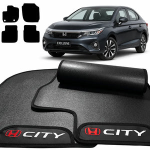 TAPETE BORRACHA PREMIUM CITY SEDAN 2022 A 2025 4 PEÇAS