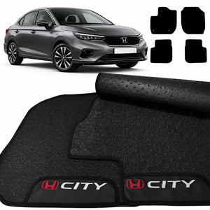 TAPETE BORRACHA PREMIUM CITY SEDAN 2022 A 2024 4 PEÇAS