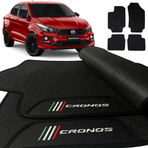 TAPETE BORRACHA PREMIUM CRONOS 2017 A 2024 4 PEÇAS