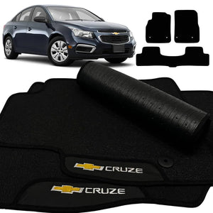 TAPETE BORRACHA PREMIUM CRUZE 2011 A 2016 3 PEÇAS