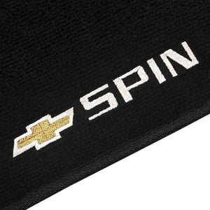 TAPETES CARPETE PRETO SPIN 2019 A 2024 4 PECAS