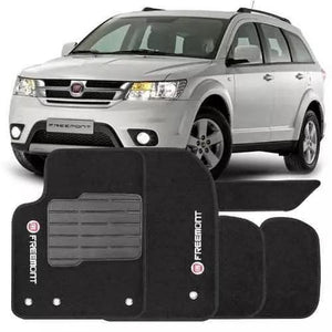 TAPETE DO FREEMONT 2012 A 2018 PRETO COM 5 PEÇAS - Gold Brasil Parts