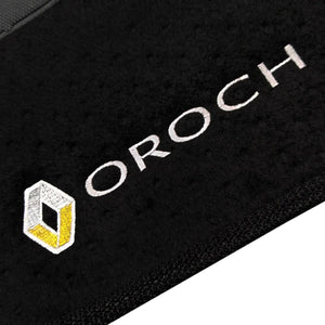 TAPETES CARPETE PRETO OROCH DUSTER 2016 A 2020 4 PECAS