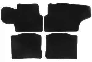 TAPETE AZERA 2012 A 2017 PRETO BORDADO 5 PEÇAS - Gold Brasil Parts