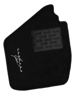 TAPETES CARPETE PRETO KARMANN GHIA 1500 G1 1961 A 1970 5 PECAS