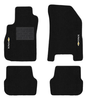 TAPETES CARPETE PRETO ONIX 2013 A 2015 4 PECAS