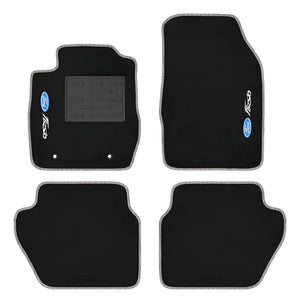 TAPETES CARPETE PRETO FORD NEW FIESTA MEXICANO 2011 A 2020 5 PECAS