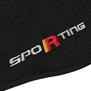 TAPETES CARPETE PRETO FIAT PUNTO SPORTING 2007 A 2012 5 PECAS