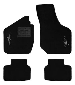 TAPETES CARPETE PRETO KARMANN GHIA 1500 G1 1961 A 1970 5 PECAS