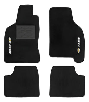 TAPETES CARPETE PRETO VECTRA 1994 A 2004 4 PECAS