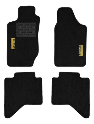 TAPETES CARPETE PRETO S10 1996 A 2011 4 PECAS