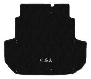 TAPETE PORTA MALAS CARPETE PRETO C4 2007 A 2013
