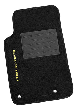 TAPETES CARPETE PRETO CAMARO 2010 A 2015 4 PECAS