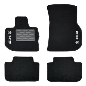 TAPETES CARPETE PRETO BMW X3 2021 A 2022 4 PECAS