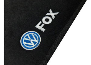 TAPETES CARPETE PRETO FOX 2015 A 2022 4 PECAS