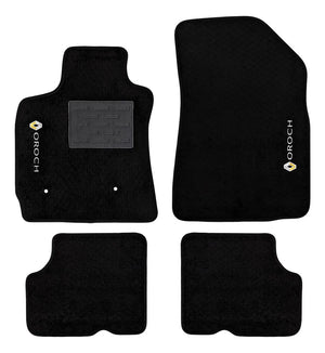 TAPETES CARPETE PRETO OROCH DUSTER 2016 A 2020 4 PECAS