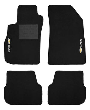 TAPETES CARPETE PRETO ONIX 2016 A 2019 4 PECAS