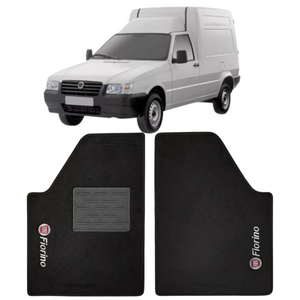 TAPETE CARPETE FIORINO 1988 A 2013 2 PEÇAS - Exclusive 