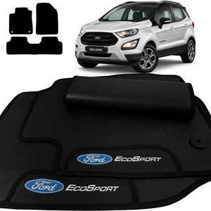 TAPETES BORRACHA PREMIUM ECOSPORT 2013 A 2021 3 PEÇAS