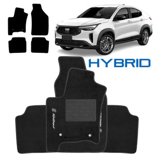 TAPETE CARPETE FIAT FASTBACK HÍBRIDO 2025 A 2026 4 PEÇAS