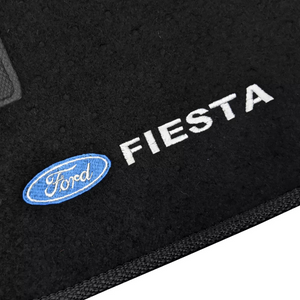 TAPETE CARPETE FIESTA ROCAM 2000 A 2014 PRETO 4 PEÇAS - Exclusive 