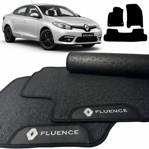 TAPETES BORRACHA PREMIUM RENAULT FLUENCE 2010 A 2018 3 PEÇAS