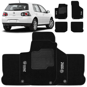 TAPETE CARPETE GOLF SPORTLINE 2008 A 2014 PRETO 4 PEÇAS