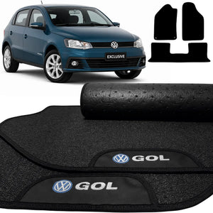 TAPETES BORRACHA PREMIUM VOLSKWAGEN GOL G7 2016 A 2018 3 PEÇAS