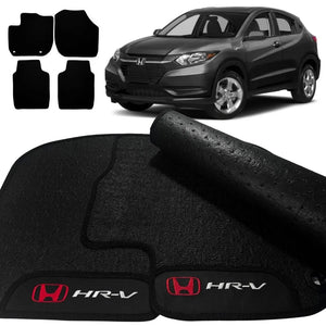 TAPETE BORRACHA PREMIUM HR-V 2015 A 2021 4 PEÇAS