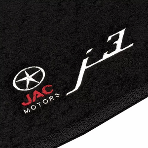 TAPETE CARPETE JAC J3 HATCH 2011 A 2017 PRETO 4 PEÇAS - Exclusive 