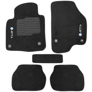 TAPETE CARPETE JETTA VARIANT 2011 A 2017 PRETO 5 PEÇAS - Exclusive 