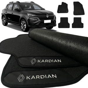 TAPETE BORRACHA PREMIUM KARDIAN 2024 A 2025 4 PEÇAS