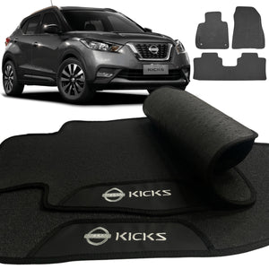 TAPETE BORRACHA PREMIUM KICKS 2016 A 2024 3 PEÇAS - Exclusive 