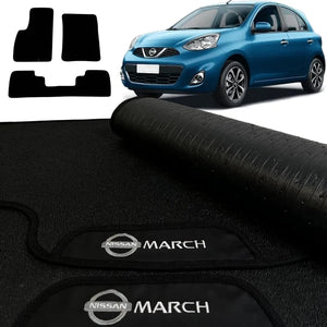 TAPETE BORRACHA PREMIUM MARCH 2016 A 2024 3 PEÇAS