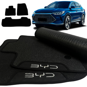 TAPETE BORRACHA PREMIUM BYD SONG PLUS 2023 A 2025 3 PEÇAS