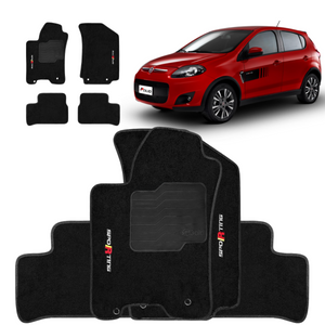 TAPETE CARPETE PALIO SPORTING 2012 A 2021 PRETO 4 PEÇAS - Exclusive 