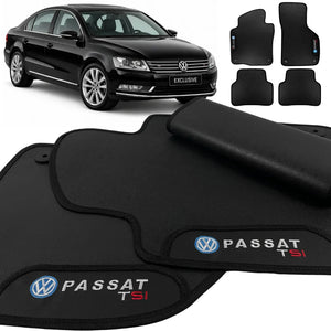 TAPETES BORRACHA PREMIUM PASSAT TSI 2011 A 2017 4 PEÇAS
